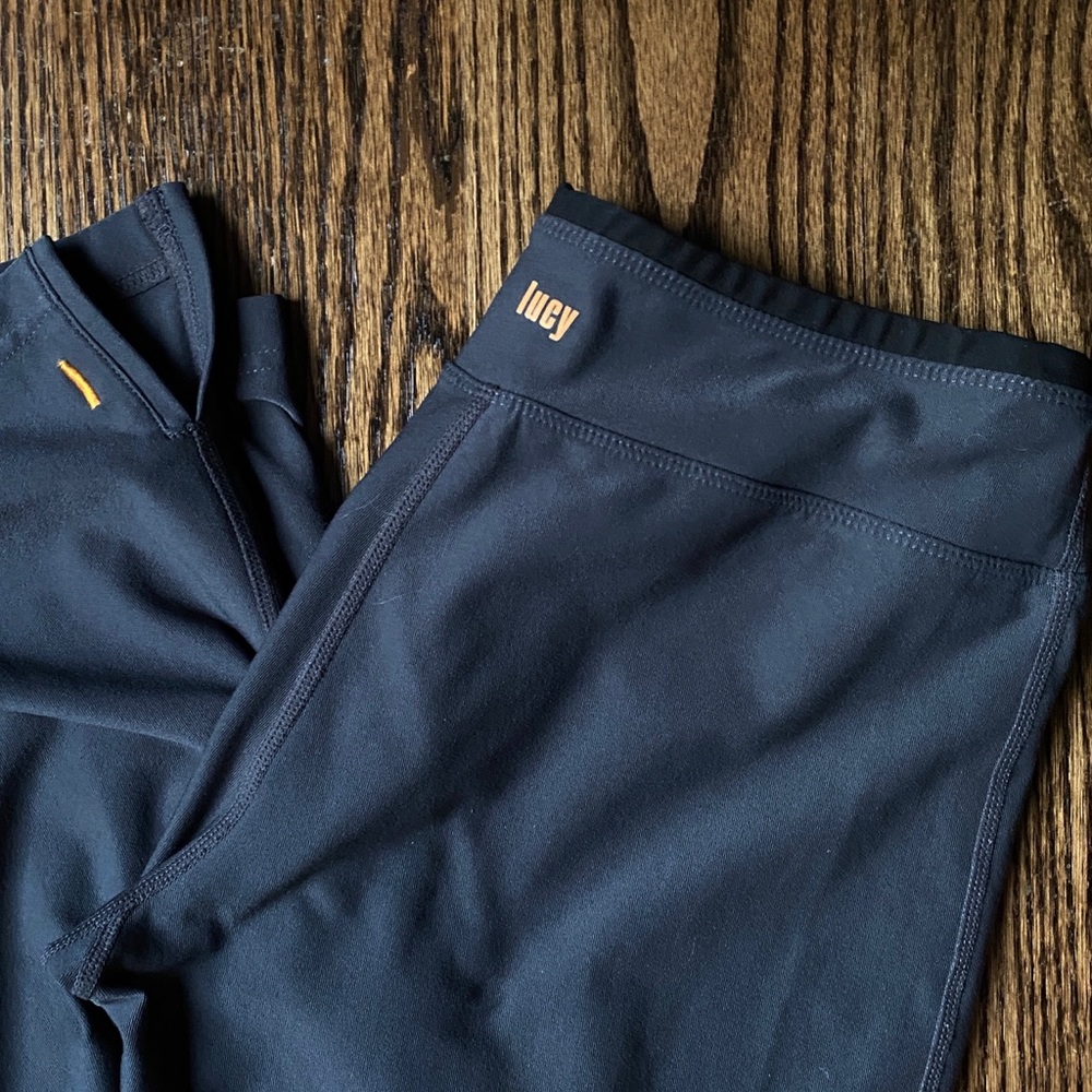 LucyTech Yoga Athletic Stretch Pants, Gray S EUC